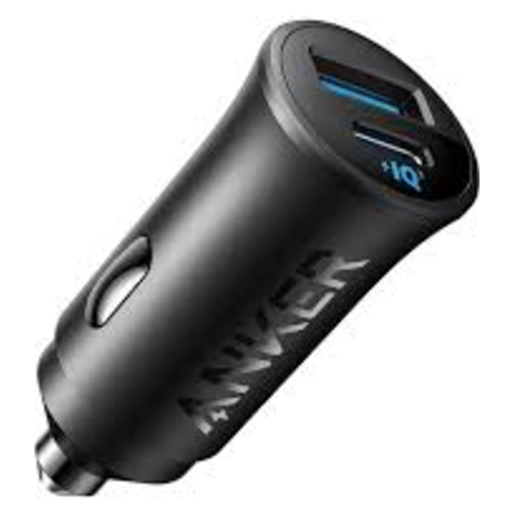Anker Ultra-Compact 30W Dual-Port Car Charger – Black