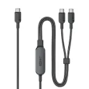 كابل أنكر 2 في 1 USB-C إلى USB-C (4أقدام، 140 واط)