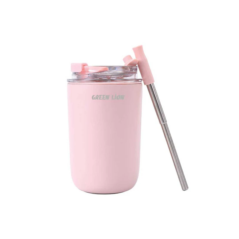 Green Lion Vacuum Travel Mug Lite - 280 Ml - Pink