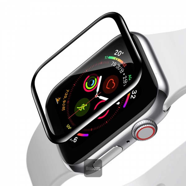 Baseus 0.2mm Full-Screen Curved Tempered Glass Soft Screen Protector For Apple Watch