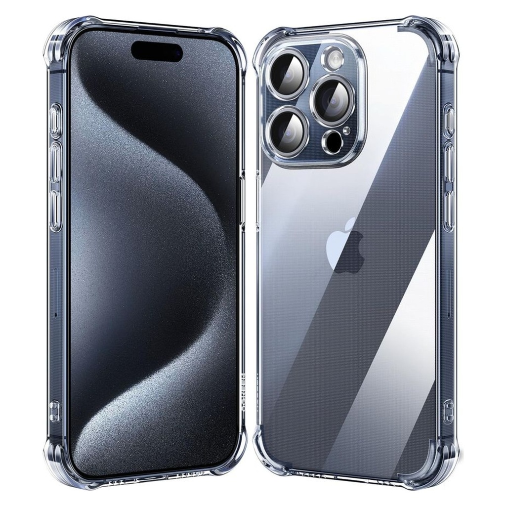 UGREEN Bright Cushion Clear Case for iPhone 15 Pro