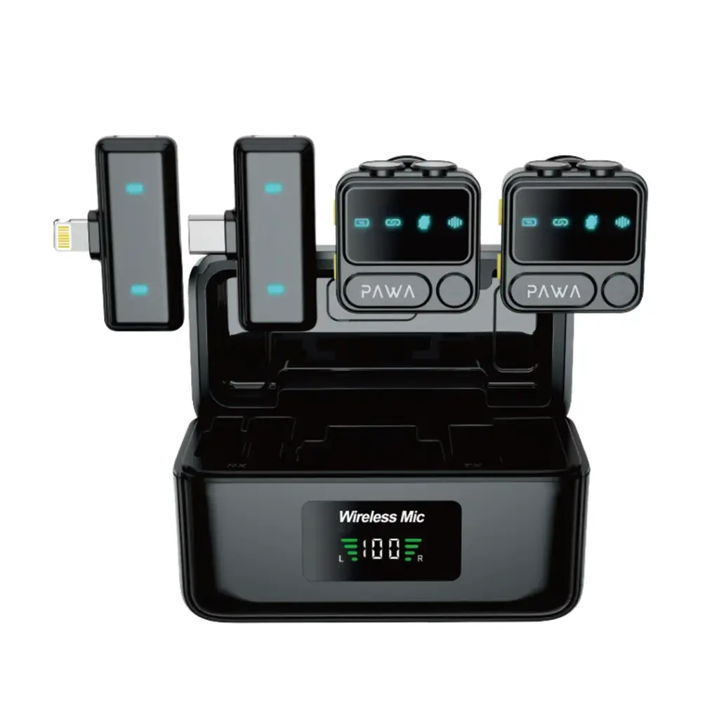 PAWA Holly Mike Microphone With Ai Noise Reduction - Black