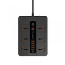 Porodo 6 AC 2 USB-A 24W & 4 USB-C PD 36W Multi-Port Super Hub 3M