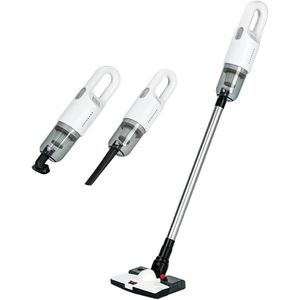 Porodo Portable Cordless Stick Vacuum Cleaner 11-12Kpa 100W 7500mAh - White