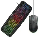 لوحة مفاتيح الألعاب Green Lion GK-400 RGB + ماوس - أسود