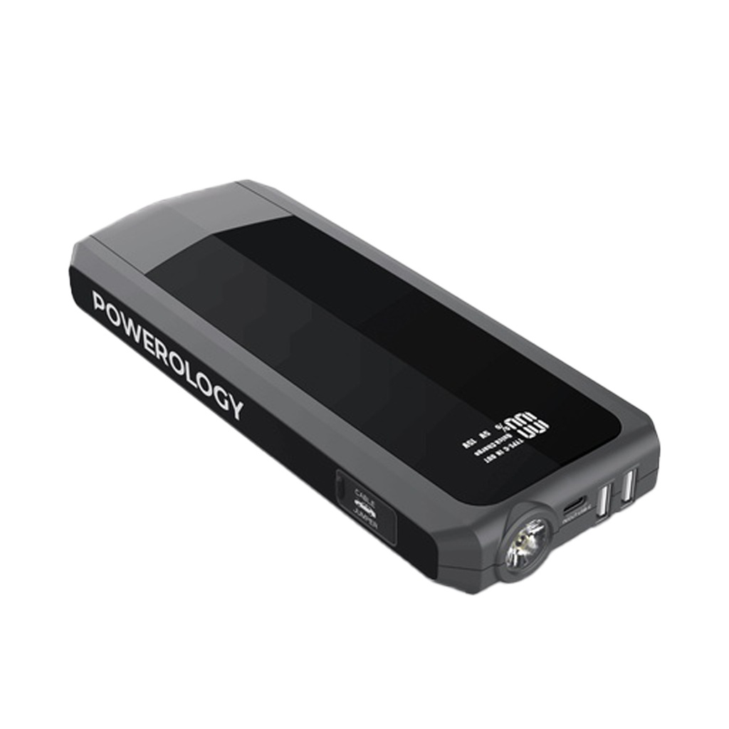 Powerology Jump Starter and Power Bank 16000mAh