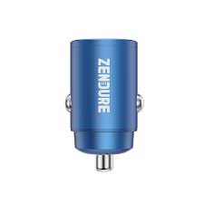Zendure 2-Port Invisible Car Charger with 30W PD Blue