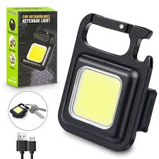 Cob Rechargeable Keychain Light