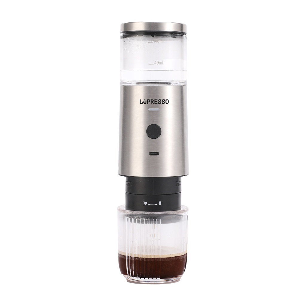 LePresso Stainless Steel Portable Espresso Maker