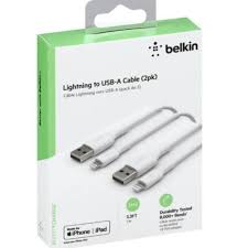 Belkin BoostCharge Lightning to USB-A Cable (2-Pack) – Black