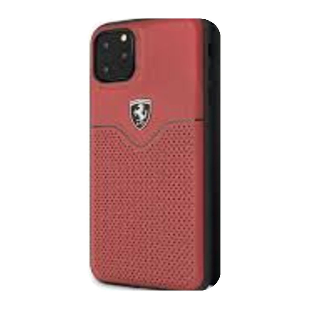 Ferrari Victory Leather Case for iPhone 11 Series