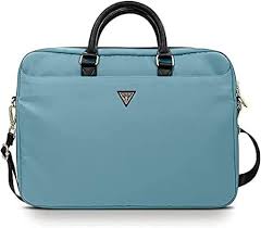 Guess Nylon Computer bag with Metal Triangle Logo 15"