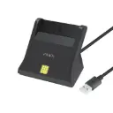 PAWA Single Slot Smart Card Reader - PWATCDR110 - Black