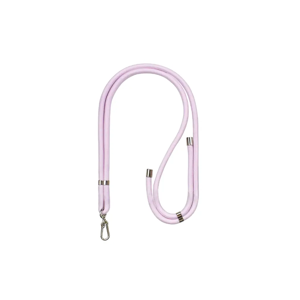 Green Lion Crossbody Lanyard Compatible with Mobile Phones - Pink