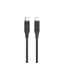 كابل Green Lion USB-C إلى USB-C PVC بطول 2 متر - أسود