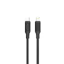Green Lion USB-C to Lightning PVC Cable 2M - Black