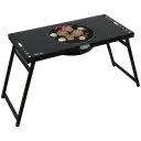 Green Lion Portable BBQ Camping Table - Black 
