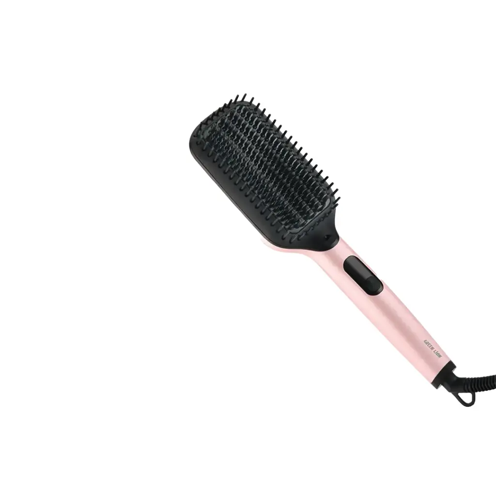 Green Lion Straightener Comb - Black Pink
