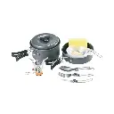 Green Lion 10 IN 1 Camping Cookware - Black