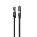 Green Lion 2 in 2 Braided Fast Charging Cable - Black
