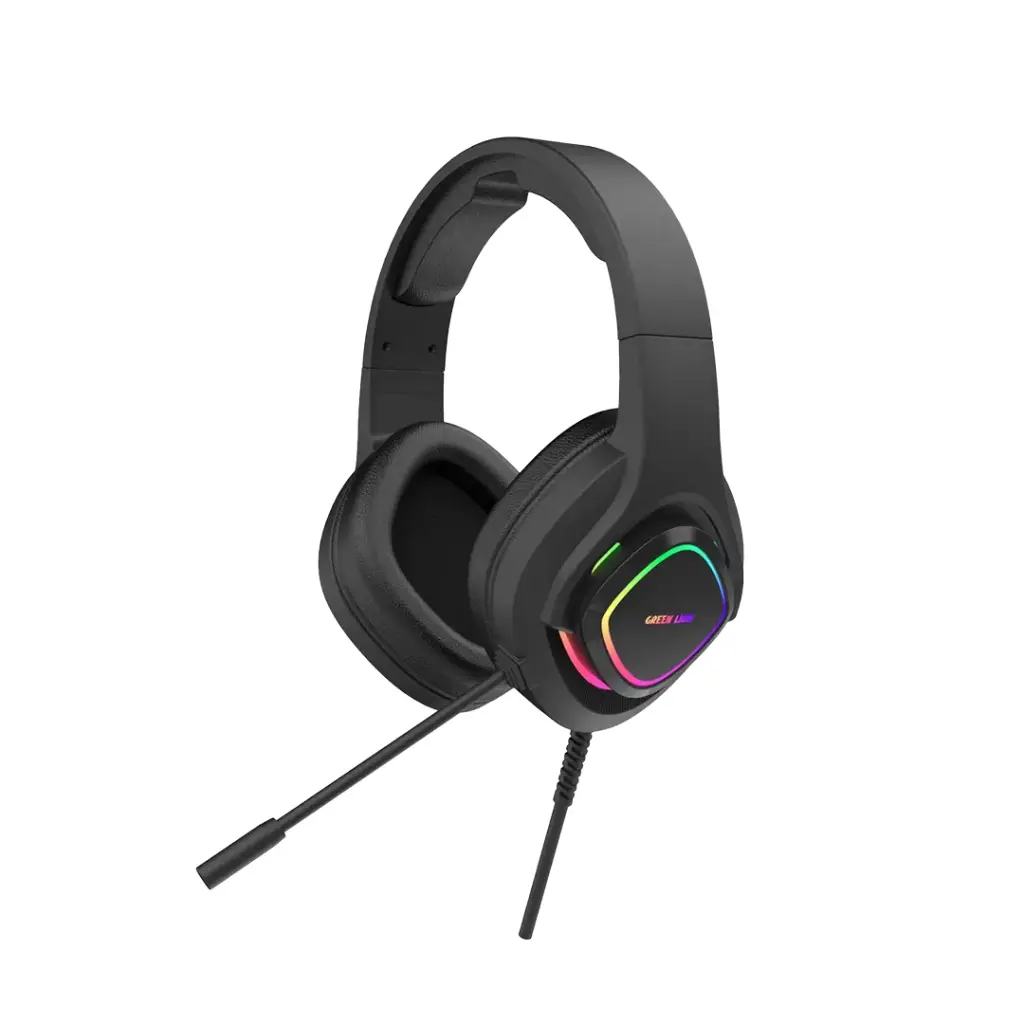 Green Lion GP32X Wired Gaming Headset – Black