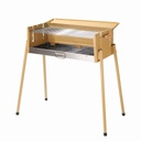 Porodo Lifestyle Portable Charcoal Grill – Light Brown