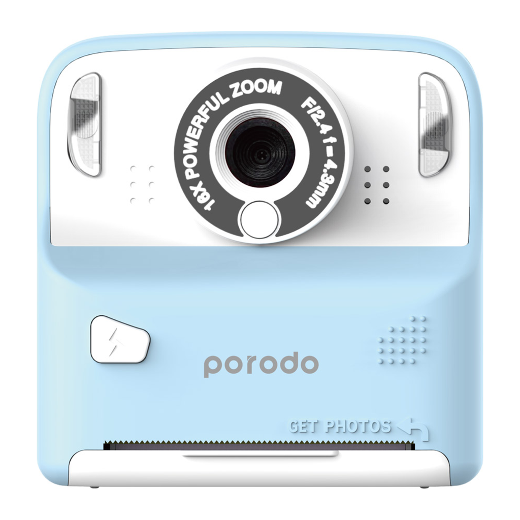 Porodo Lifestyle Kids Instant Print Camera (Thermal) – Blue