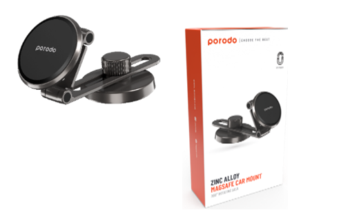 Porodo Zinc Alloy MagSafe Car Mount
