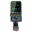 Porodo FM Car Charger with 1.77-Inch Display, PD 36W – Black