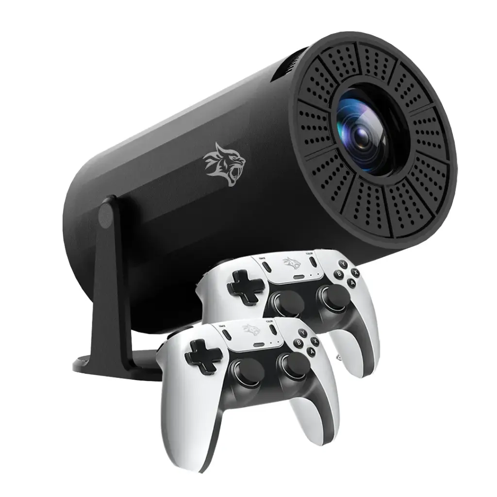 Porodo Gaming Projector with Controllers - Black