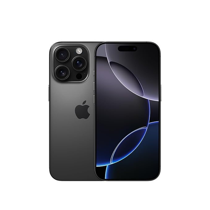 Apple iPhone 16 Pro, 1TB – Black Titanium