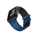 Viva Madrid Ventrux Leather Strap For Apple Watch 42/44/45/46/49mm - Eventide Blue
