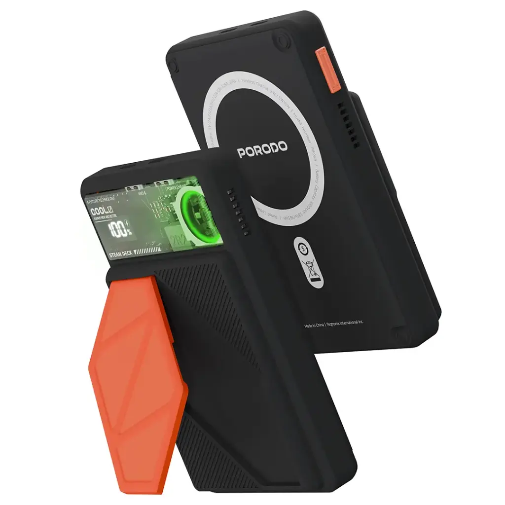 Porodo 10000mAh MagSafe Power Bank - Black