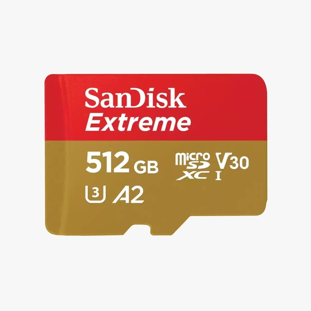 SANDISK EXTREME MICRO SDXC 4K UHD 512GB 190MBPS