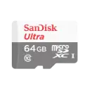 SanDisk Ultra microSD Cards 64GB 100MB/s - White & Gray 