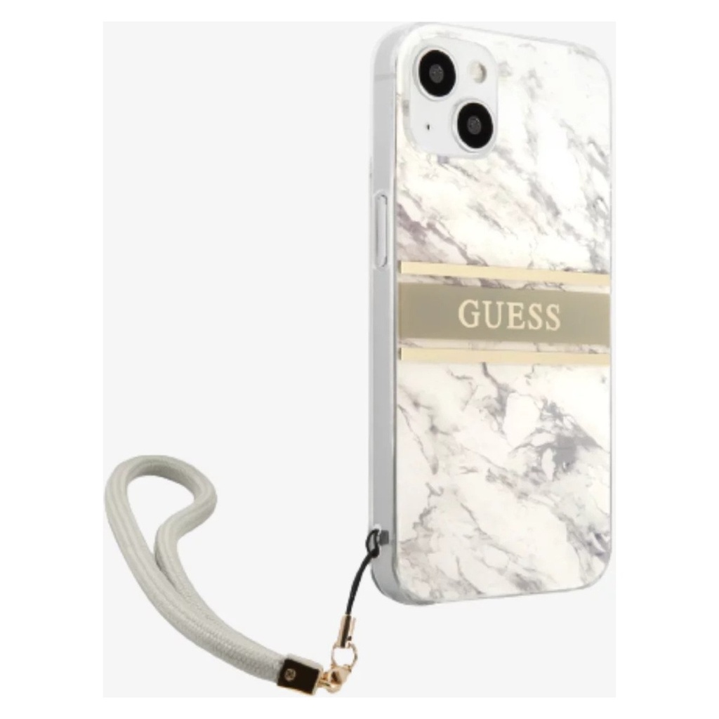 Guess Marble Strap Case for iPhone