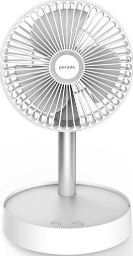 [PD-LFREM-WH] Porodo Lifestyle Portable Folding Fan 7200mAh with Remote - White