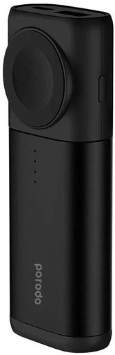 [PD-W09-BK] Porodo 2in1 Power Bank with Apple Watch Charger 5200mAh