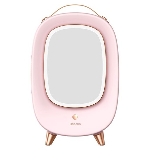 Baseus 13L Cosmetic Refrigerator with Mirror-pink