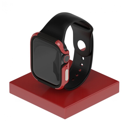 Green Lion Iron Shield Case for Apple Watch 44mm - Red