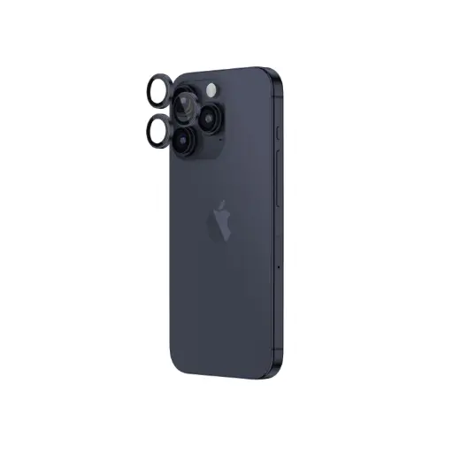 [IP15CAM3BKGLA] AT IPHONE 15 PRO/PRO MAX AR 3 LENS GLASS SPACE BLACK