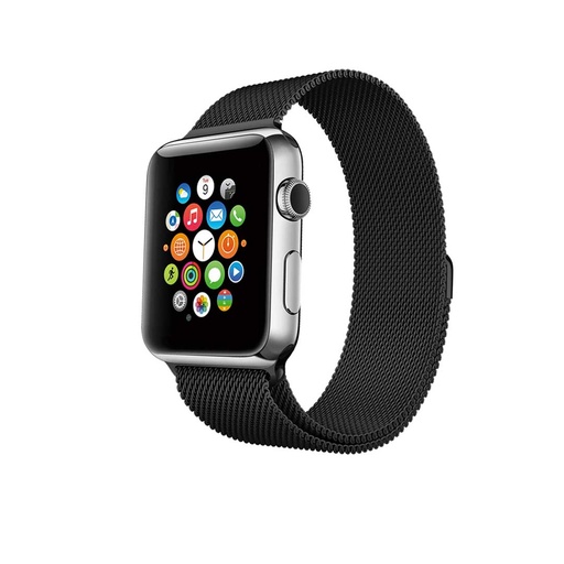 Porodo iGuard Steel Mesh Watch Band 44/45mm – Black