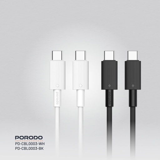 Porodo USB-C to USB-C Durable Charging Cable