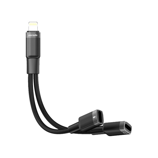 Porodo Lightning Audio and Charging Adapter