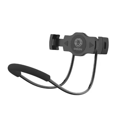 Green Lion 360° Neck Mounted Lazy Holder 4" - 13" - Black