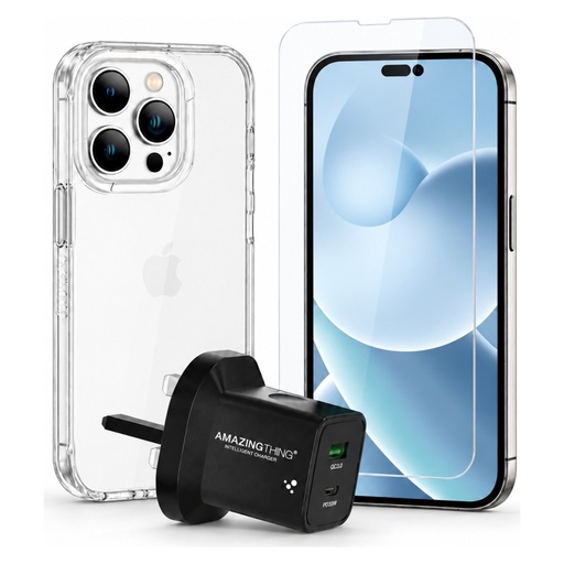 AmazingThing Supreme Case, Screen Protector & Charger لـ iPhone 14 Pro Max