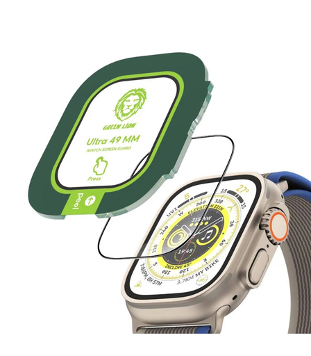 Green Lion Ultra HD Plus Glass-Apple Watch 49mm - Clear