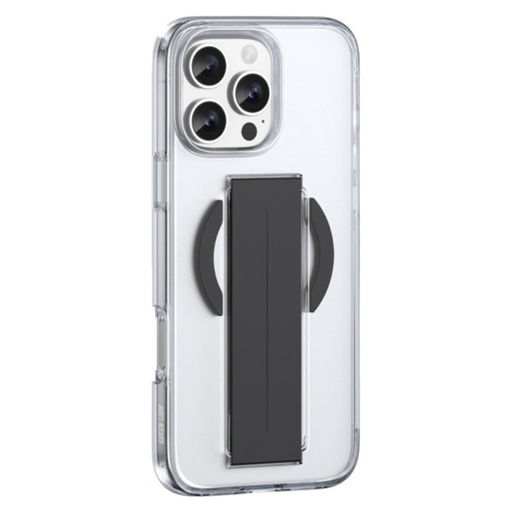 Green Lion MagSafe Grip Case for iPhone 16 Pro – Titanium Black