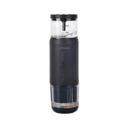 [LPCFFM0001BK] LePresso Portable Espresso Machine, 80ml Tank, 15Bar Pressure - Black