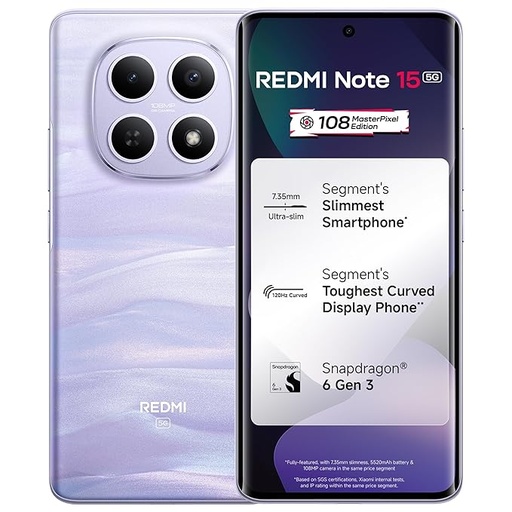 Redmi Note 15 5G 8/256GB Mist Purple